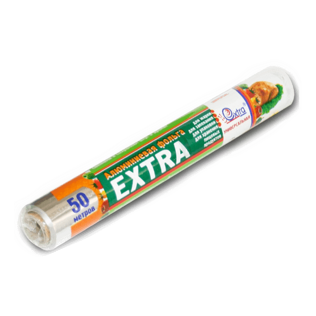 Фольга пищевая 29см*50м/11 мкм EXTRA универсальная