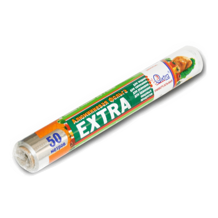 Фольга пищевая 29см*50м/11 мкм EXTRA универсальная