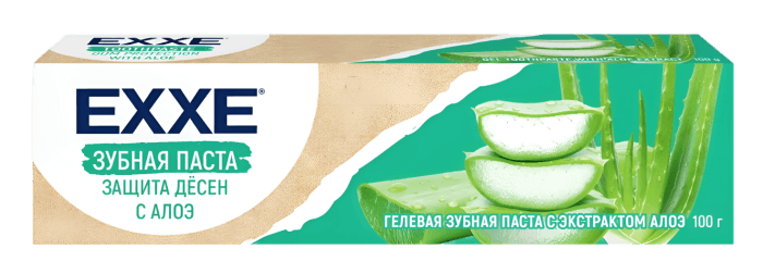 Зубная паста 100 гр EXXE Защита десен с Алоэ