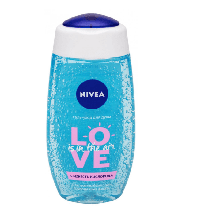 Гель-уход для душа 250 мл "Nivea" ЖЕНСКИЙ, Свежесть кислорода