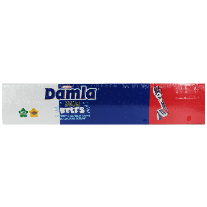 Мармелад "Damla" Sour Belts 15г (72 шт.упак), Флаг РФ