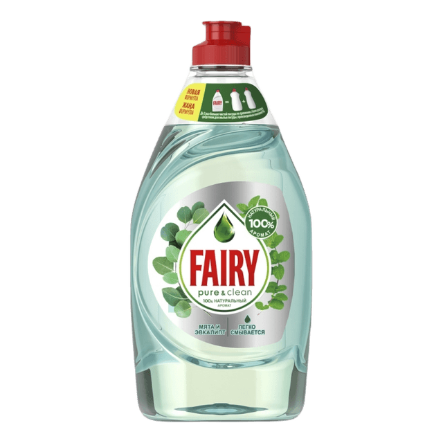Средство для мытья посуды 500 мл "Fairy", Мята и эвкалипт