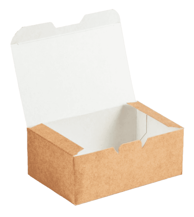 Коробка для наггетсов, крыльев, фри 115*75*45 мм ECO FAST FOOD BOX S, КРАФТ