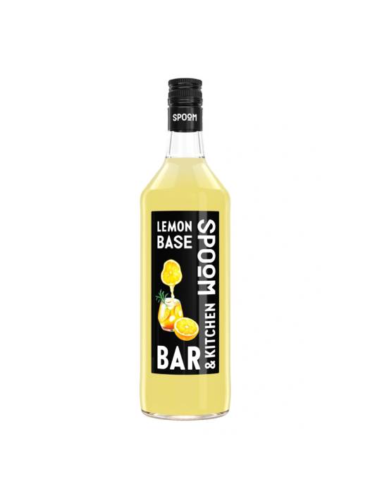 Сироп "Spoom" бутылка 1 литр, Лимон Бейз / LEMON BASE