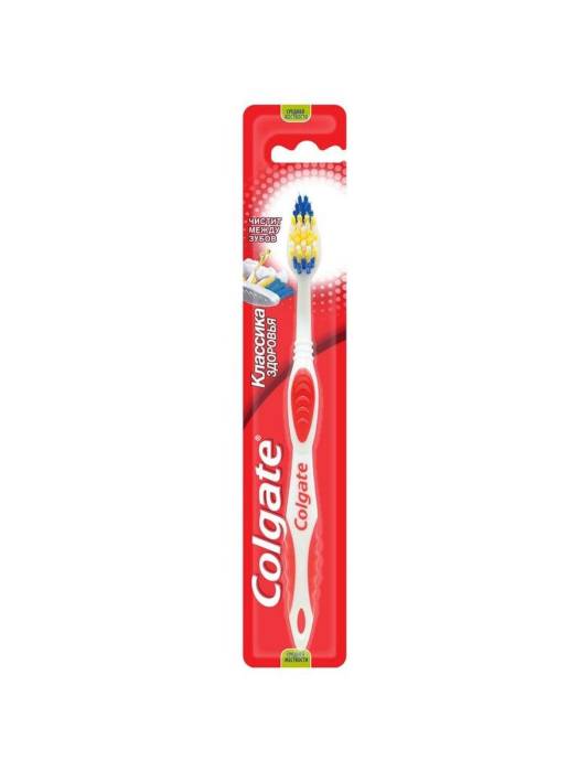 Зубная щетка "Colgate" Классика здоровья, средней жесткости