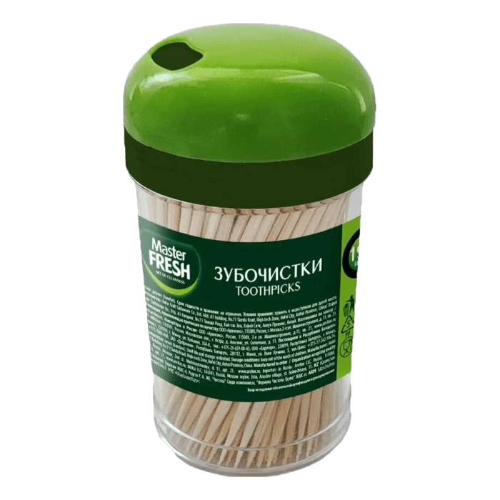 Зубочистки 190 шт. в банке Master FRESH