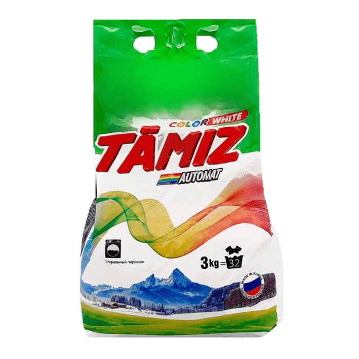 Стиральный порошок 3 кг "TAMIZ" автомат колор