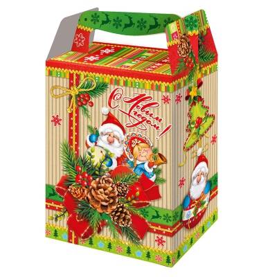 Коробка бумажная для конфет 1 кг "НГ Декор" 150*80*265/315