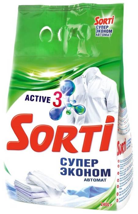 Стиральный порошок 2,4 кг "Sorti" автомат, Супер Эконом
