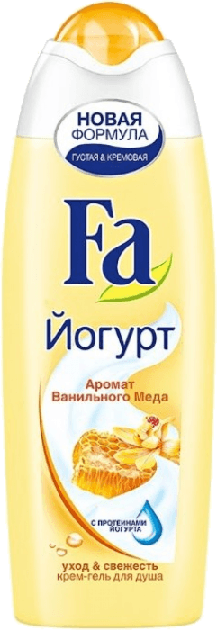 Гель для душа 250 мл "Fa", Йогурт Аромат Ванильного Меда